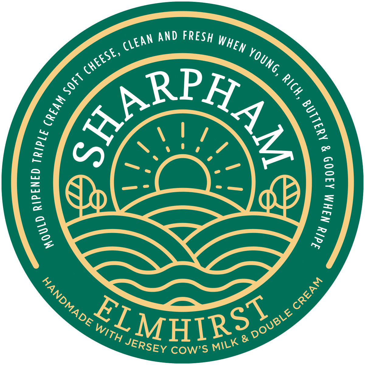 Sharpham -Elmhirst-label