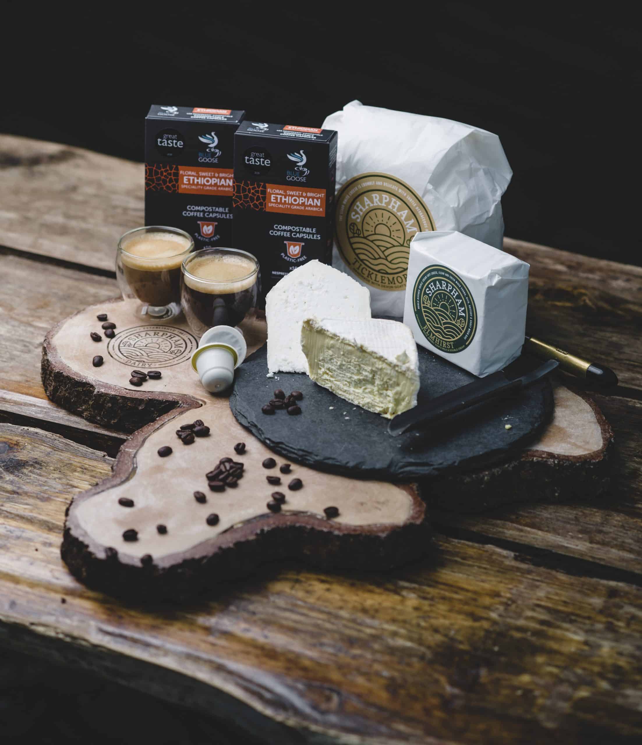 Coffee and cheese are the perfect pairing Sharpham Cheese