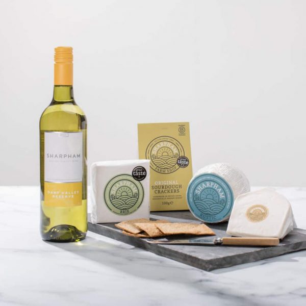 The Dart Valley Sharpham Cheese & Wine Selection