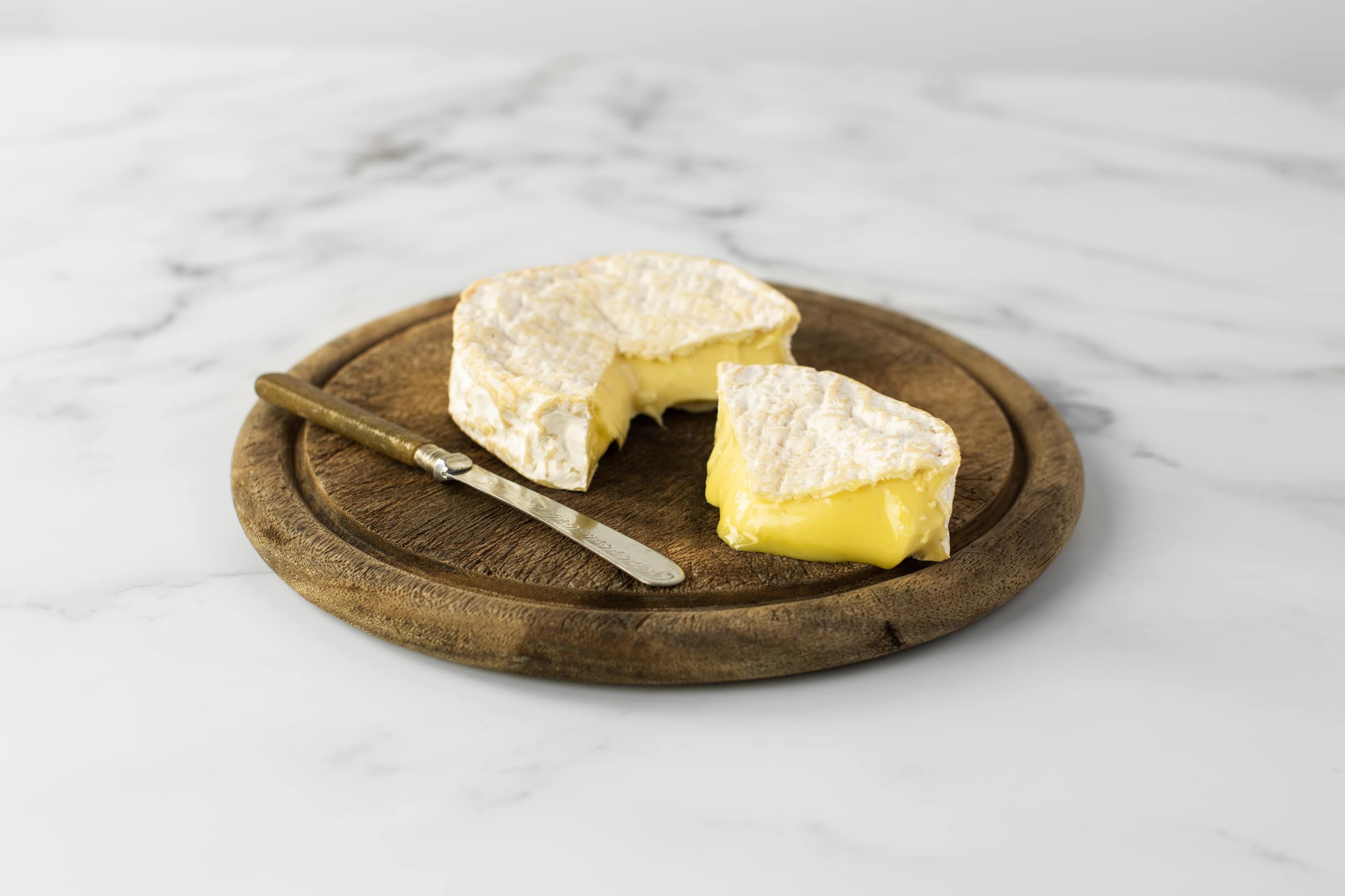 Sharpham Camembert Cut