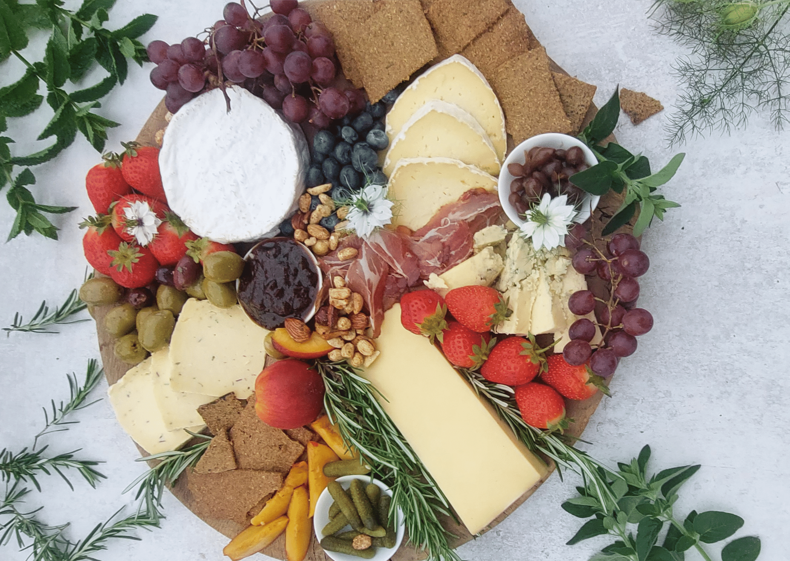 How to make Sharpham Summer Cheese Board