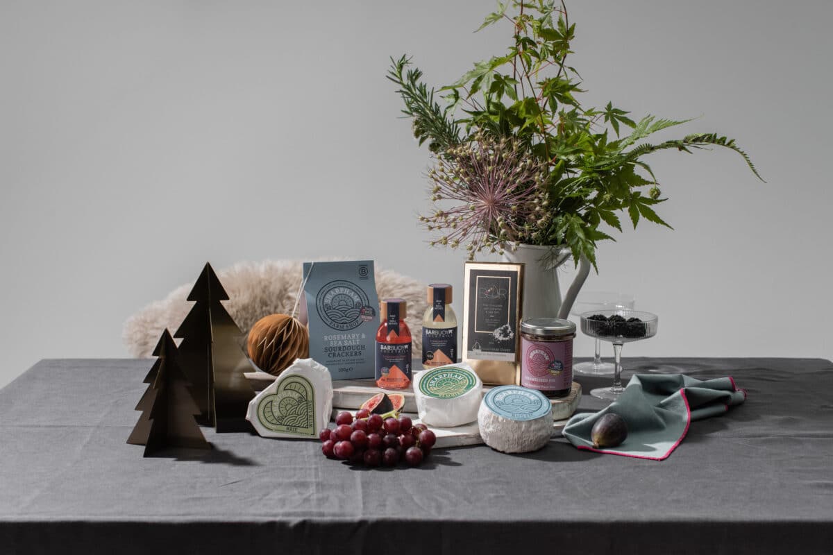 Sophisticated Sips & Savouries Hamper Festive Styled