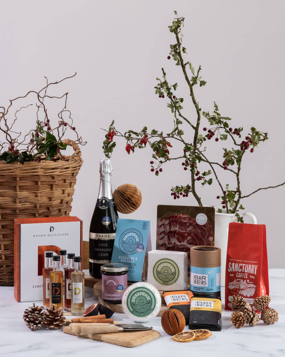 South Devon Food Hub Hamper Festive