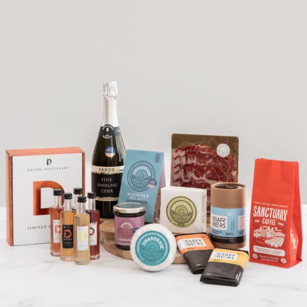 South Devon Food Hub Hamper_White_Sq