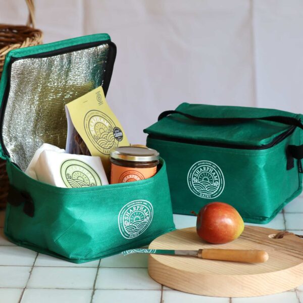 Sharpham Cool bag green