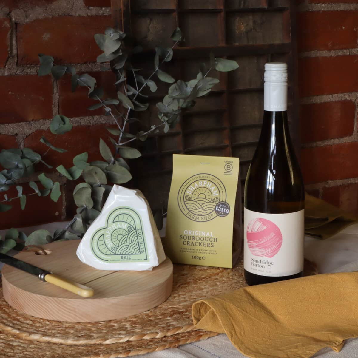 Brie my Valentine with Wine