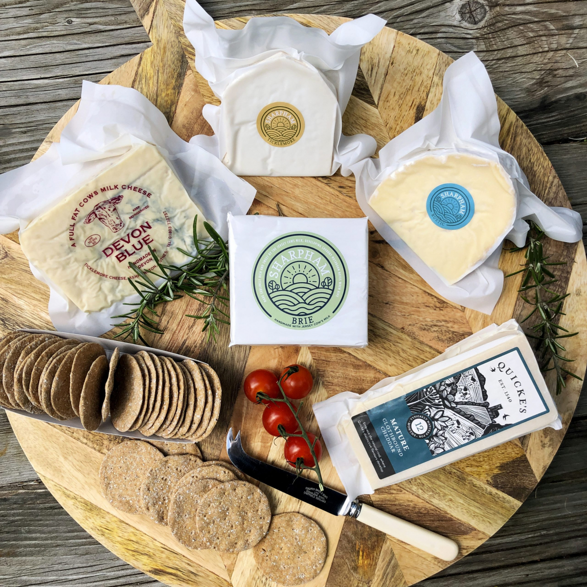 The Essential Devon Cheese Board Sharpham Cheese